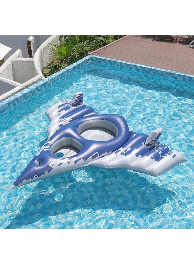 Net Red With Water Gun Plane Seat Children Swimming Ring Water Cute Cartoon Baby Seat Inflatable Swimming Ring
