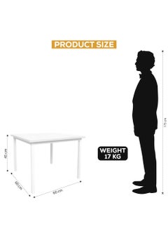 RIGID Minimalist Coffee Table Grey 45x60x60cm  - Image 2