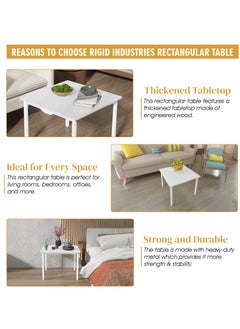 RIGID Minimalist Coffee Table Grey 45x60x60cm  - Image 3