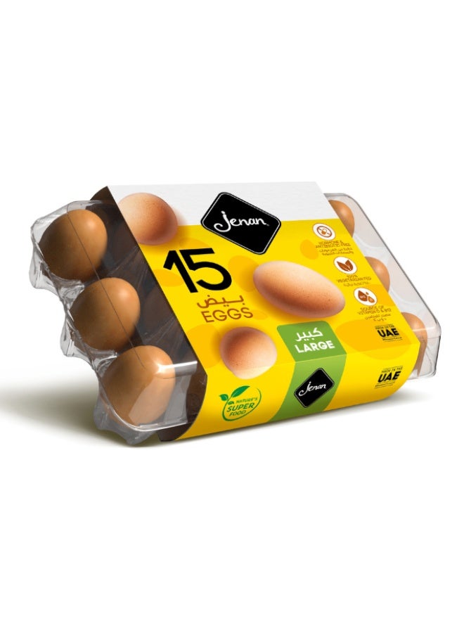 Eggs Large Brown - 15 eggs