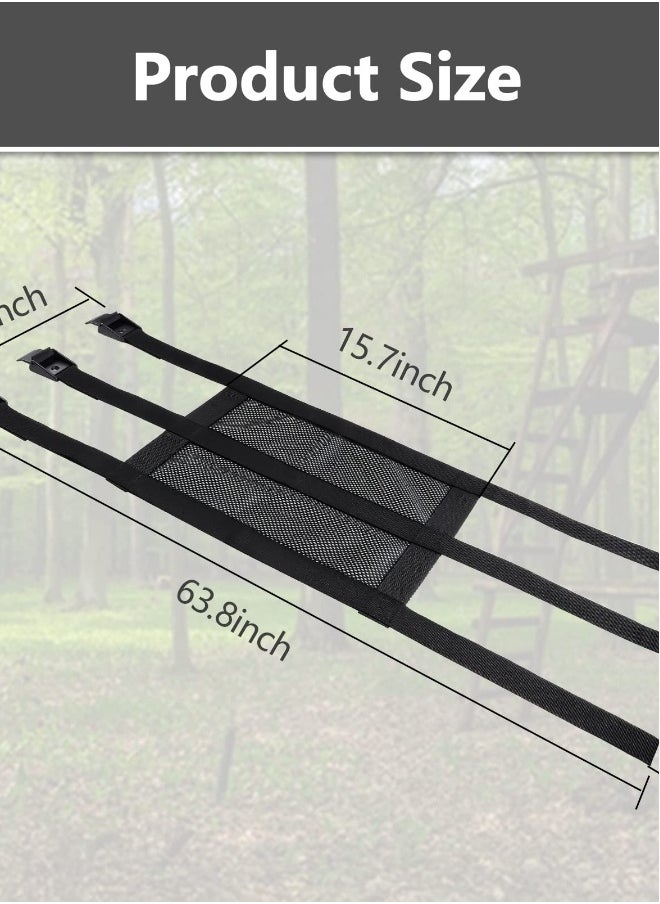 Generic Adjustable Universal Tree Stand Seat Replacement for Hunting, 16x12 Inches, Easy to Install and Remove, Perfect Deer Stand Accessory  - Image 2