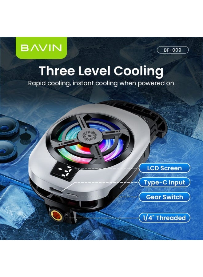 Bavin BF-009 Magnetic Gaming Cooler Fast Cooling Radiator w/ Clip-On Mount Dual Vent Airflow & Silent Cooling - Image 3