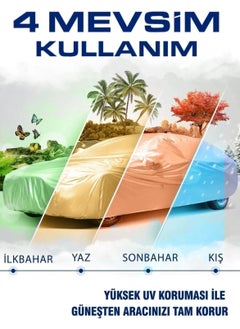 Breen Auto Cover, Car Cover, Water and Sun Proof Car Tent Compatible with Renault Ez-Go Concept  - Image 2