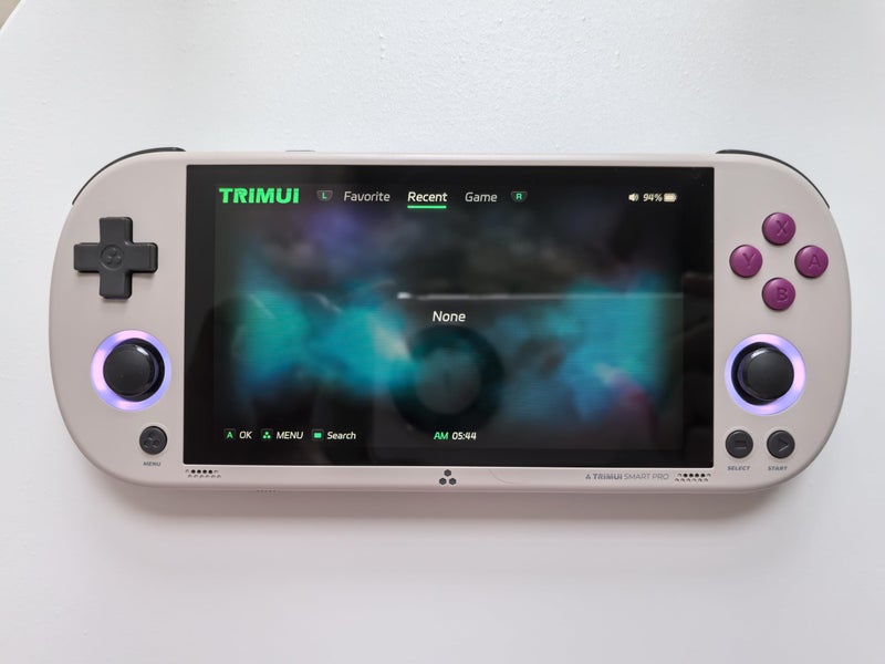TRIMUI TRIMUI Smart Pro Handheld Game Console  Mini Game Player Compatible with More Than 20 formats of Games and 5 inch IPS High-Definition Screen  Portable Video Game Console (Grey 64G) - Image 1