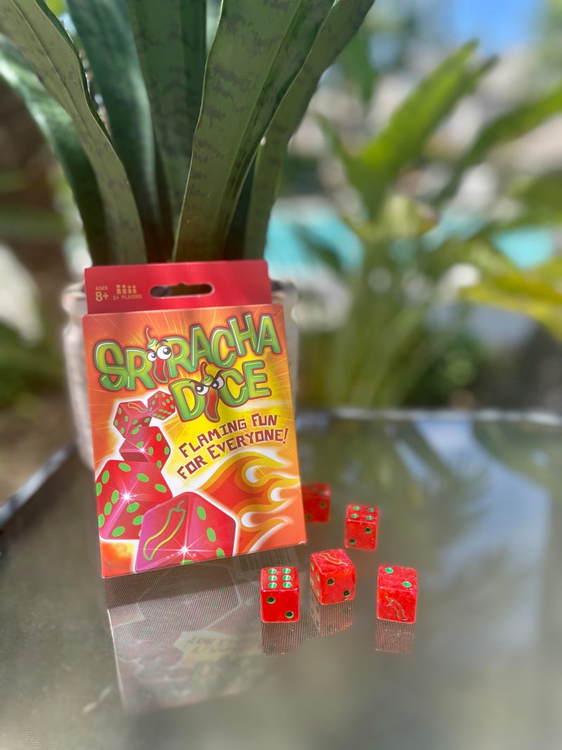 TDC Games Sriracha Dice Game â€“ Flaming Fun for Everyone - Great for Party Favors, Families, Stocking Stuffers, Travel, and Camping - Image 2