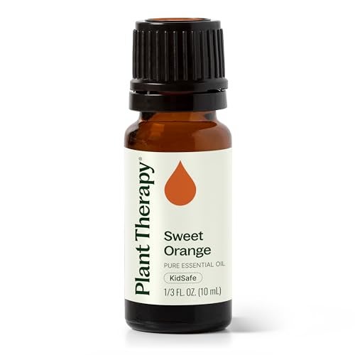 Plant Therapy Sweet Orange Essential Oil 100% Pure, Undiluted, Natural Aromatherapy, Therapeutic Grade 10 mL (1/3 oz) - Image 1