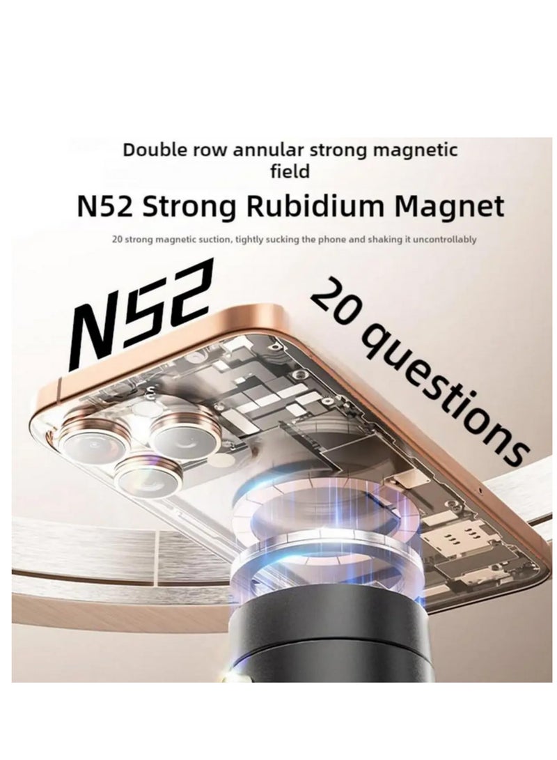 Double Sided Magnetic Phone Holder for Car Desk Universal Vacuum Suction Cup Stand 360Degree Rotatable Foldable Bracket Lazy Storage Strong Adsorption for All Smartphones - Image 5