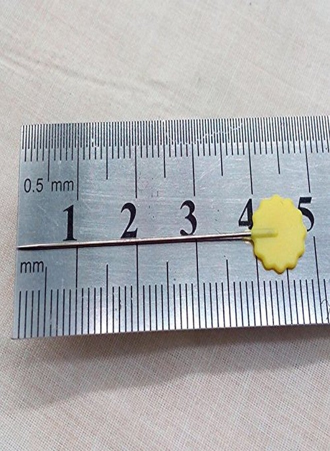 سيوينج علبتان من دبابيس رأس الزهرة (200 قطعة) للخياطة، وحفلات الزفاف، والتطريز، وأعمال الترقيع، والإكسسوارات - Image 2