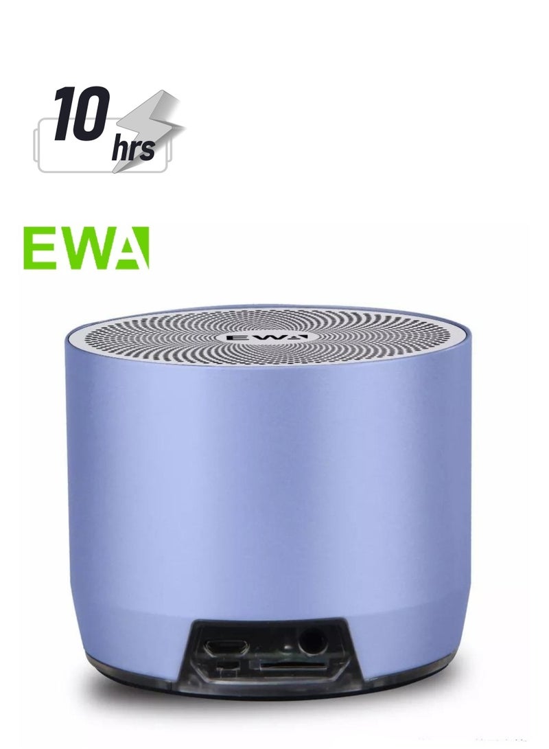 EWA مكبرات صوت EWA A3 ميني 8 واط 3D ستيريو موسيقى محيطة لاسلكية بلوتوث مكبرات صوت محمولة دعم بطاقة TF USB (أزرق) - Image 1