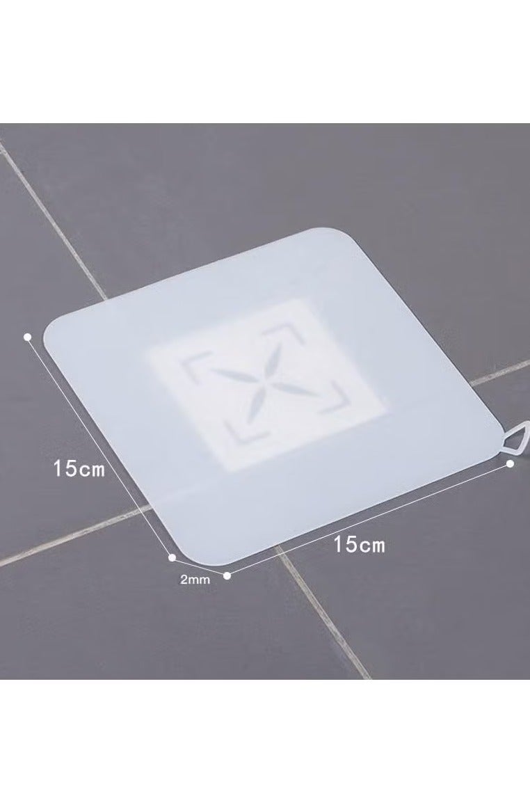 Hoasis 4 Pcs Tub Stopper Floor Anti-Odor Mat, Drain Cover for Shower Floor, Kitchen Seal, for Kitchen, Laundry, Toilet and Else - Image 2