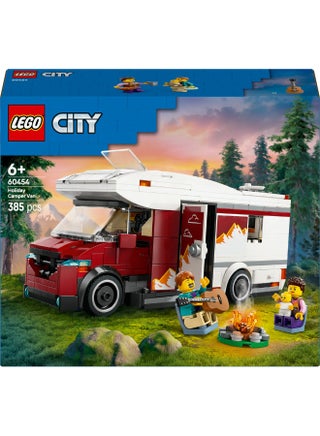 City Holiday Adventure Camper Van Toy Vehicle Set 60454 (Age 6+, 385 Pieces) - view 2