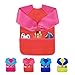 Milifox Kids Art Smock Toddler Painting SmockWaterproof Long Sleeve Kids Art Apron with 3 Pockets for Children - Image 3