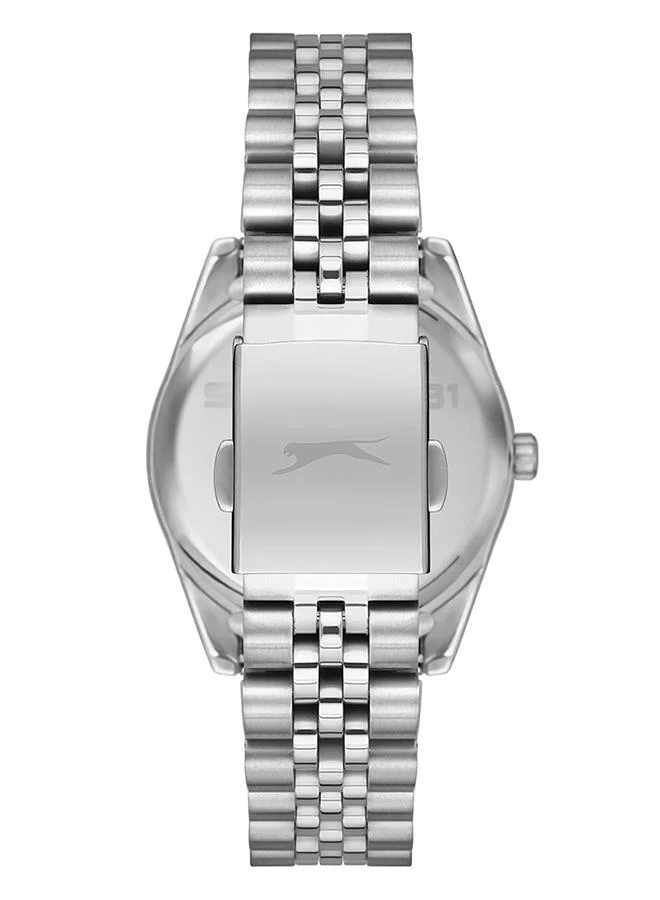 Slazenger Slazenger SL.9.6541.4.01 Women's Multi Function Display Watch & Metal Strap Silver