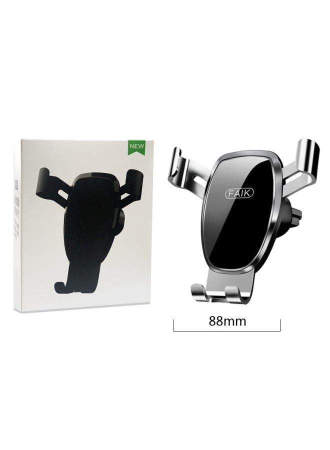 Mobile Phone Holder Air Outlet Gravity Sensor Car Mobile Phone Holder Car Mobile Phone Holder Triangle Gravity Mirror Holder - Image 1