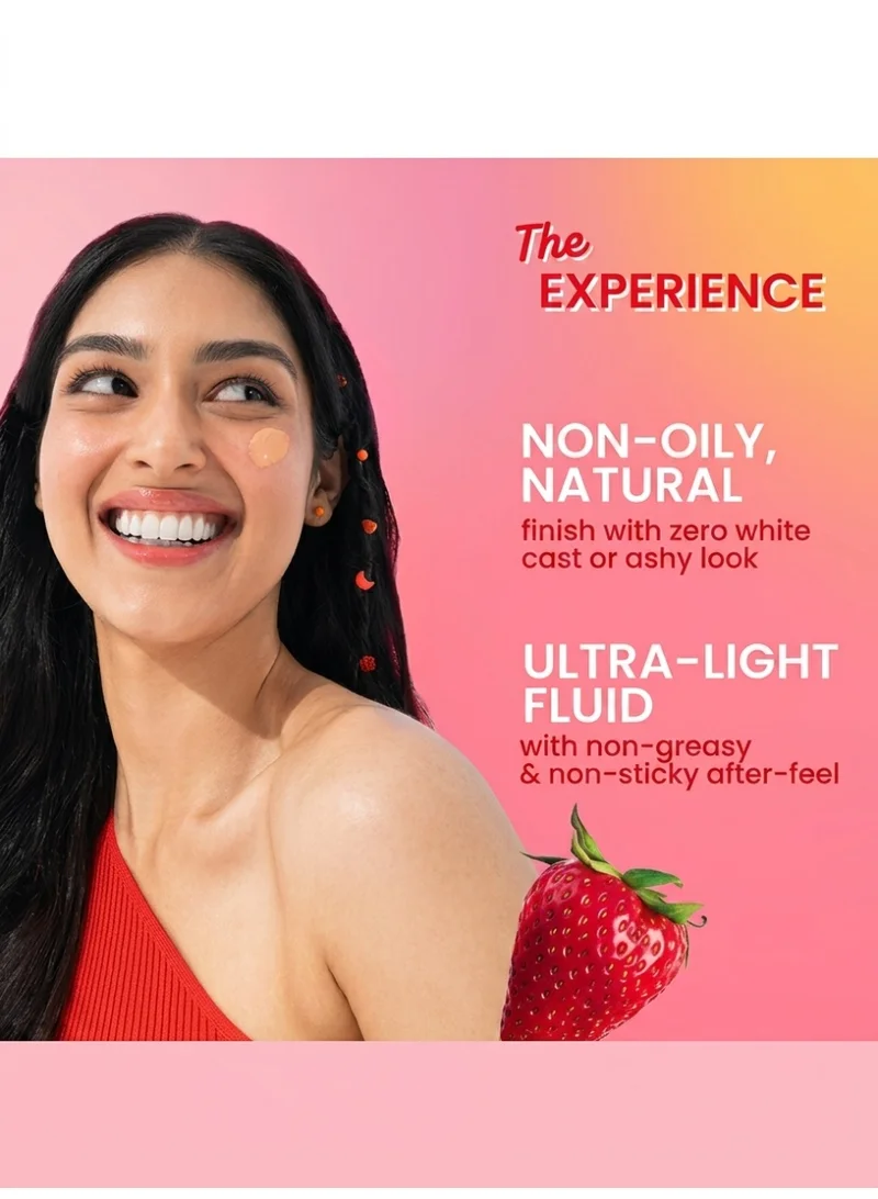 Dot & Key  Dot & Key Strawberry Dew Tinted Sunscreen In-Vivo Tested SPF 50+ PA++++ With New-Age UV Filters, Brightens & Protects Skin, Ultra-light, Blends Easily, With Niacinamide, Natural Finish, Non-Sticky | Rose | 50ml  | Best Price UAE