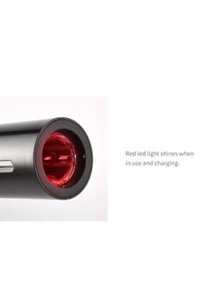 Beram Electric Wine Opener Pump, Automatic Corkscrew, Bottle and Cork Opener, Rechargeable Type C, Matte CoatED, Red Light Indicator, Black  - Image 5