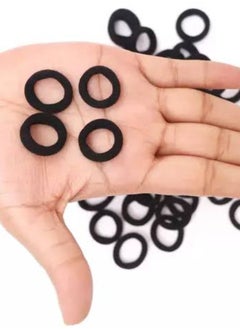 GoodBuy Girly black school elastic hair bobbles ties, 50 pieces  - Image 3