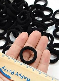 GoodBuy Girly black school elastic hair bobbles ties, 50 pieces  - Image 4