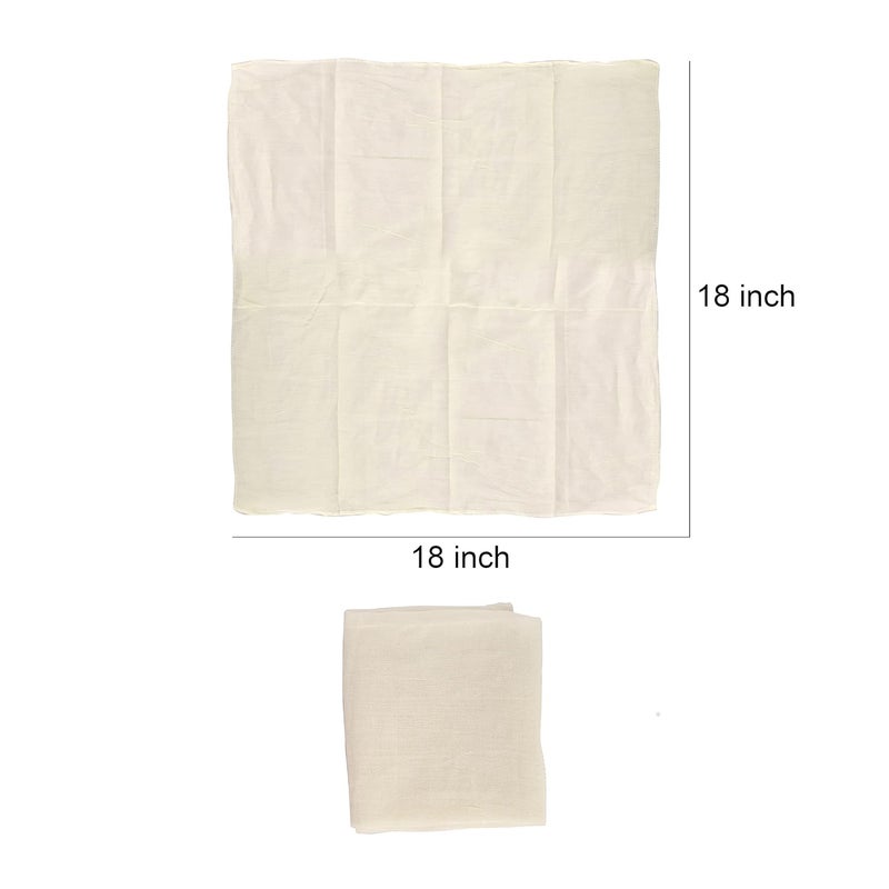 Mincerfit Soft Cotton Muslin roti cover Cotton Roti Cover Tortilla Breads Covering Cloth Square Shape Cotton Muslin Cloth1818 Inch Big size 4 - Image 4