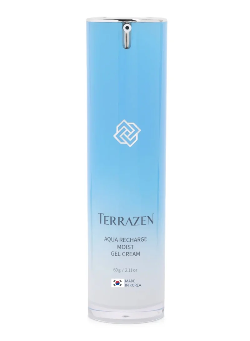Terrazen Korean AQUA Face Skin Care Anti Aging Gel with Hyaluronic Acid - Anti Wrinkle, Hydrating & Moisturizing Cream for Dry & Sensitive Skin