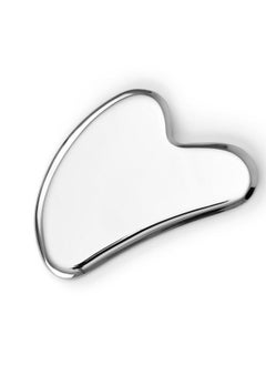 Sacheu Sacheu Stainless Steel Gua Sha - Metal Gua Sha, Gua Sha Facial Tools Stainless Steel, Reduce Puffiness, Lymphatic Drainage, Facial Tension, Durable Stainless Steel Gua Sha Tool with Travel Pouch  - Image 1