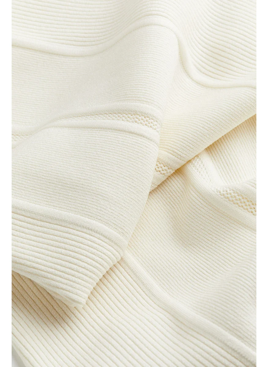 اتش اند ام Open-Back Rib-Knit Dress