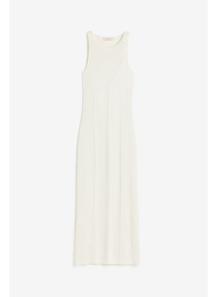 اتش اند ام Open-Back Rib-Knit Dress