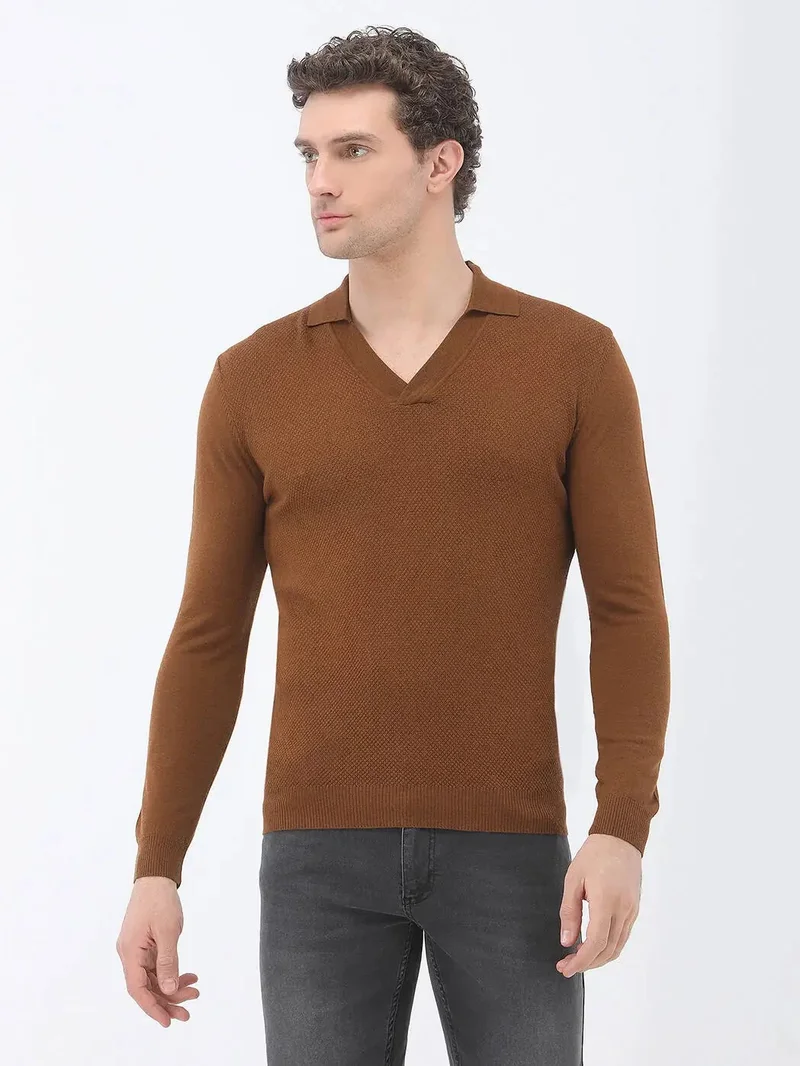 Kip Cinnamon Knitwear Sweatshirt