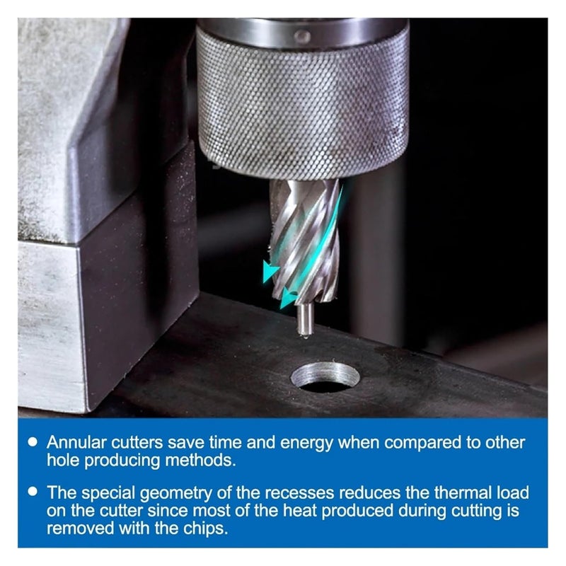 Annular Cutter HSS Core Drill Bit 27x35mm Hollow Drill For Metal Hole Saw - Image 4