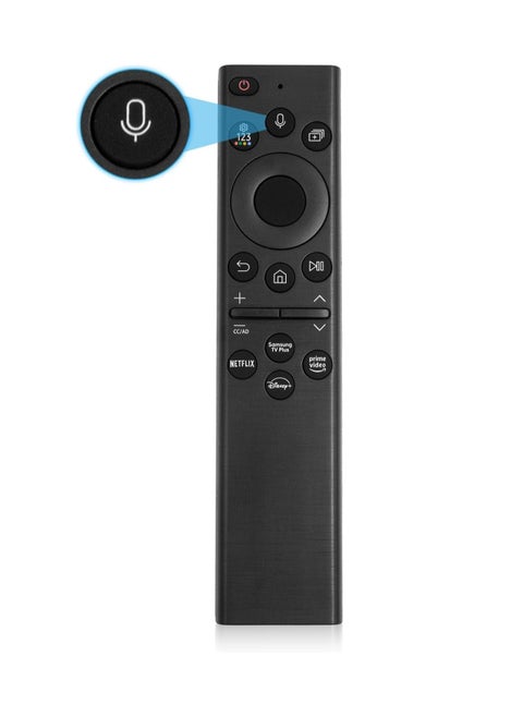 Voice Remote Control Replacement for Samsung Smart TV (No Solar), Compatible with Most 2018 to 2022 Smasung Crystal UHD QLED The Frame QLED 4K 8K Smart TVs(BN59-01385A/BN59-01385B)