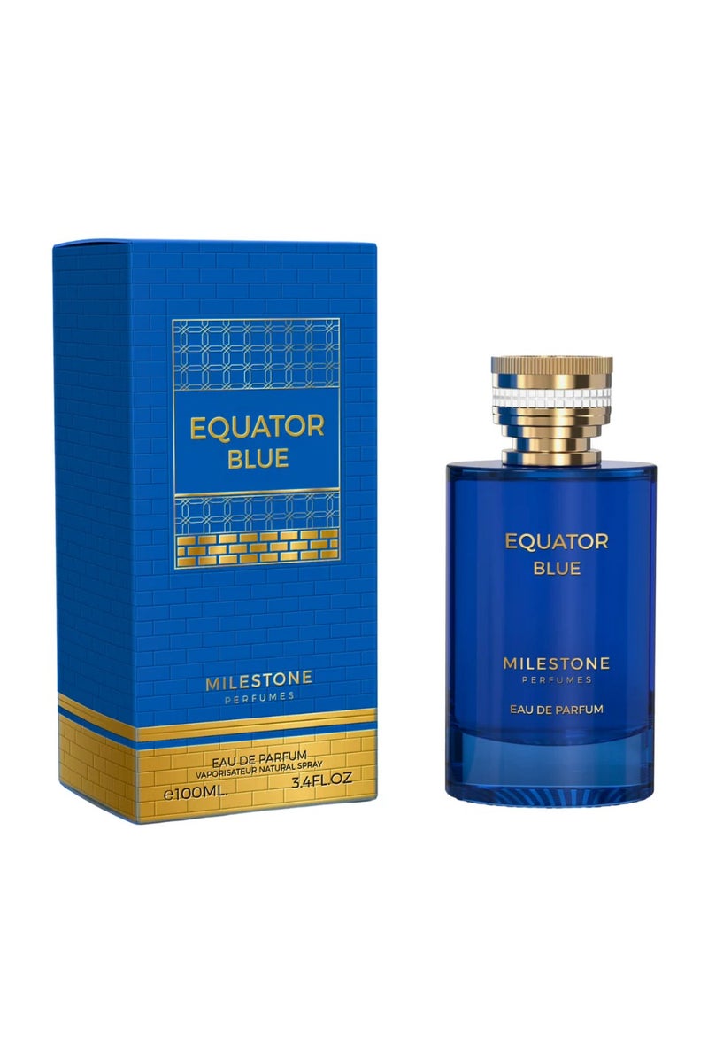 Milestone Equator Blue Eau De Parfum For Unisex - 100 ML - Image 1