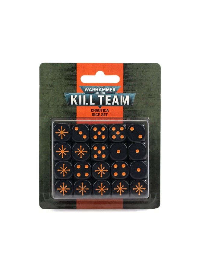 Games Workshop Warhammer 40 000: Kill Team Chaotica Dice Set - Image 1