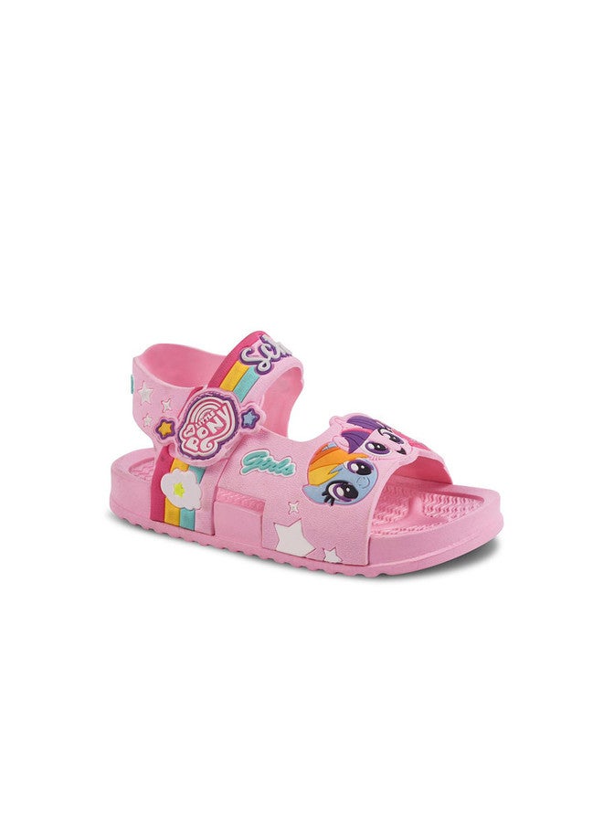 KATS My Little Pony Girls' Pink Comfort Sandals with Velcro Closure - Image 3