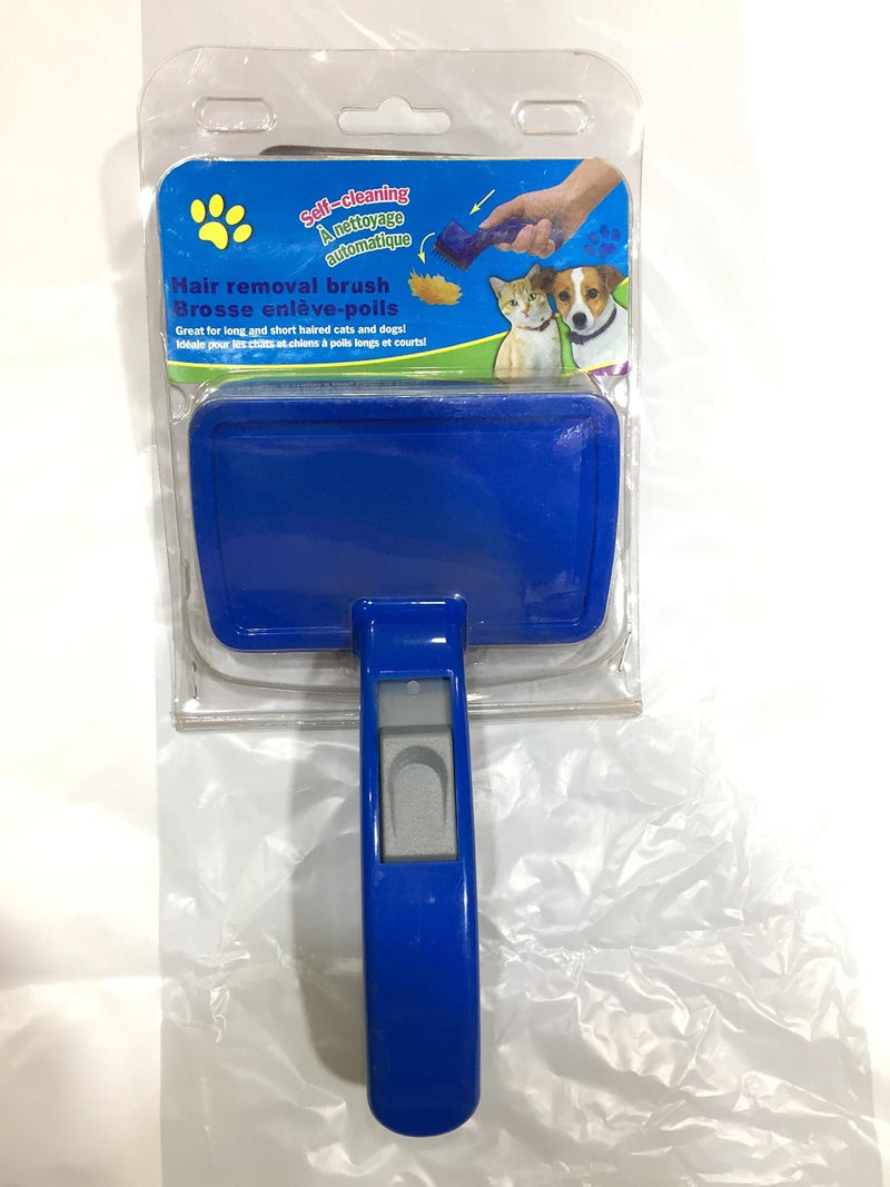 SRI Dog Plastic Slicker Brush with Press Key - Image 1