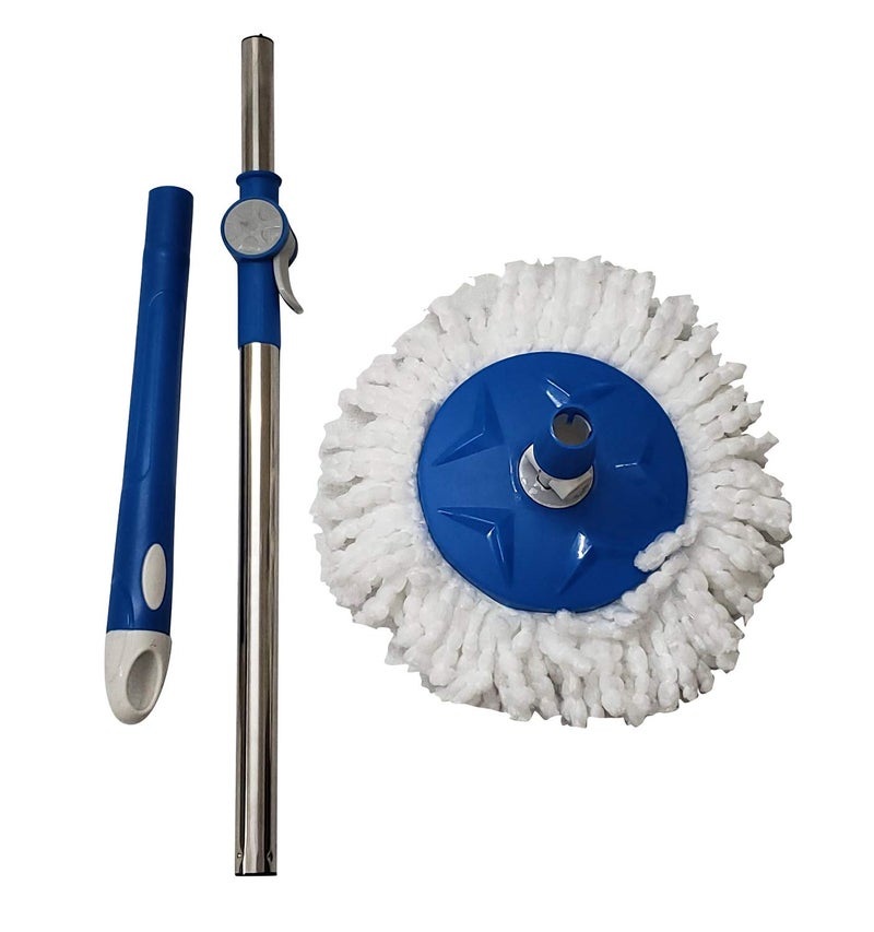 Freshome Extremely Absorbent Premium Microfibre Spin Mop Head Refill (White)- Pack of 5 - Image 5