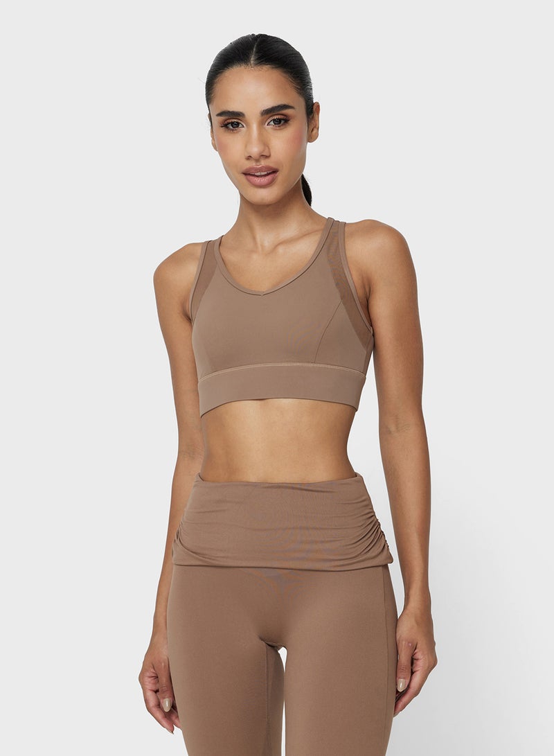 فورورد حمالة صدر رياضية بشبك خلفي وإغلاق - Image 1