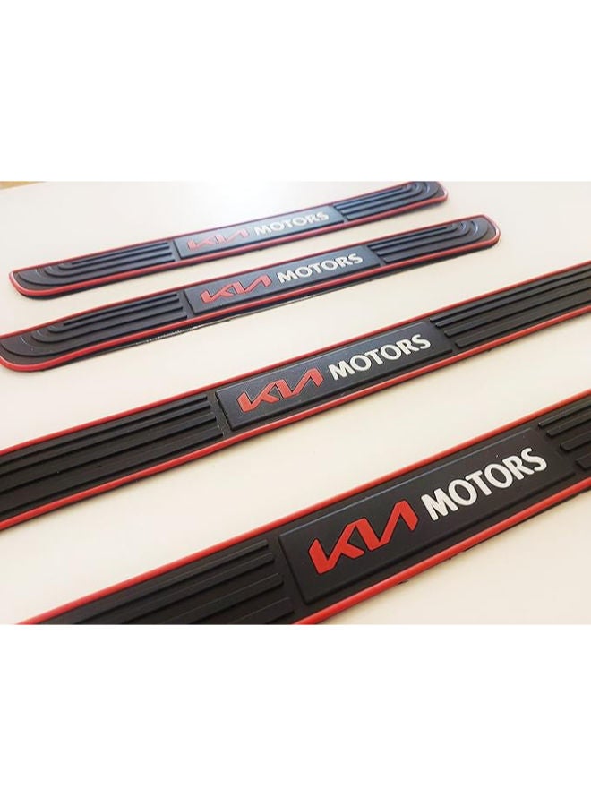 كيا دواسة عتب سيلكون 4 قطع - Image 3