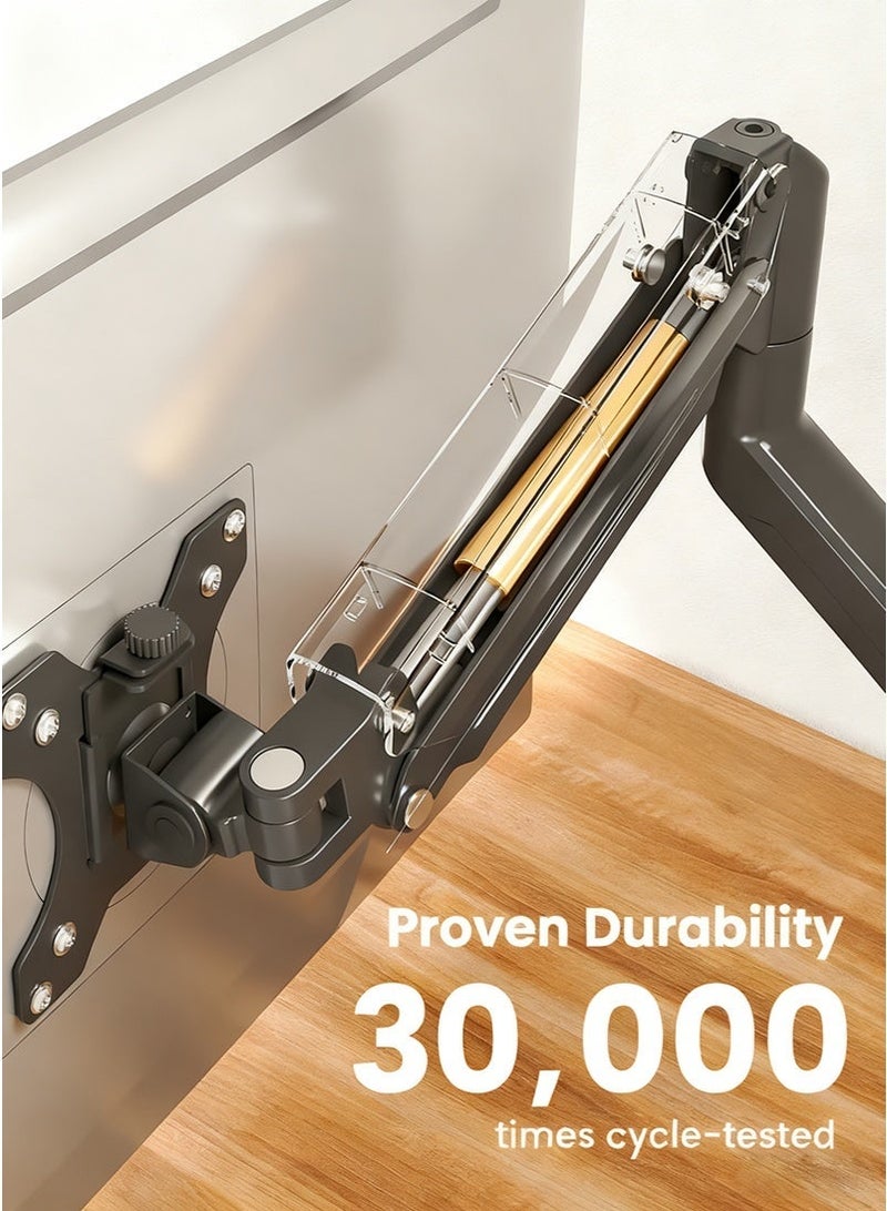 Gmisun Monitor Desk Mount Single Arm, Gas Spring Monitor Arm, Fits 13–34 Inch, 2–10kg - Image 5