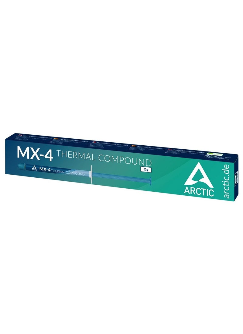 Arctic - ARCTIC MX-4 (2 g) - Premium Performance Thermal Paste for all processors (CPU, GPU - PC, PS4, XBOX), very high thermal conductivity, long durability, safe application, non-conductive, non-capacitive - Image 1