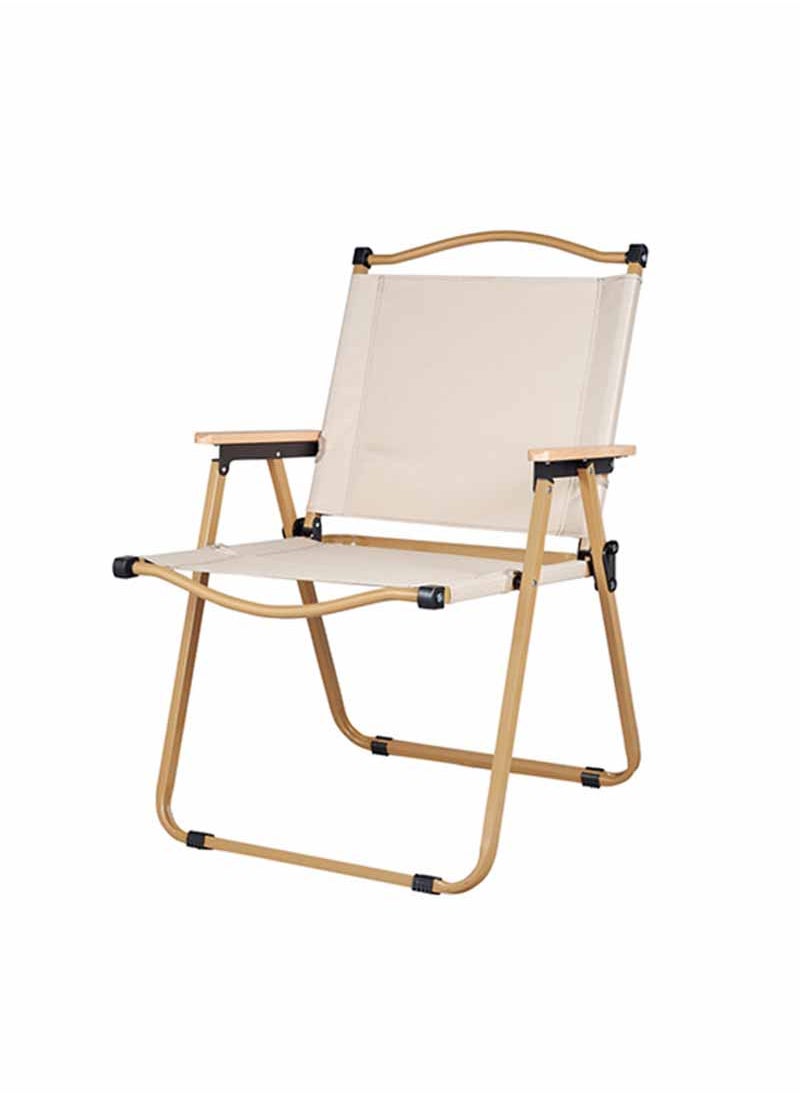 Sharpdo Outdoor Portable Waterproof Oxford Cloth Folding Chair, Suitable for Camping, Seaside, and Outdoor Activities 51*50*78CM  - Image 1