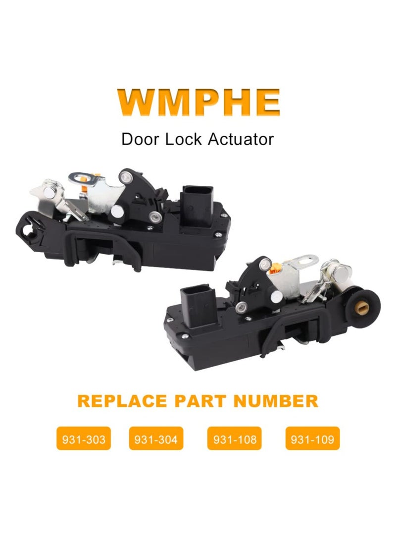 TLAXCA - Power Door Lock Actuator Front Rear Right  Left for Chevy Suburban Silverado Tahoe Avalanche, for GMC Sierra Yukon XL, for Cadillac Escalade ESV EXT 2007-2009, OE 931-304 931-303 931-109 931-108 4pcs - Image 1