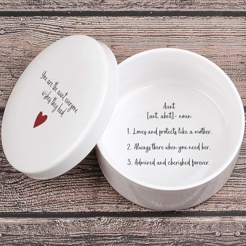 kullder Auntie Gift from Niece, Mother's Day from Nephew, Best Aunt Birthday Gift, Christmas Auntie Birthday Keepsake Box with Blessing - You are the Aunt that Everyone Wishes They Had - Image 1