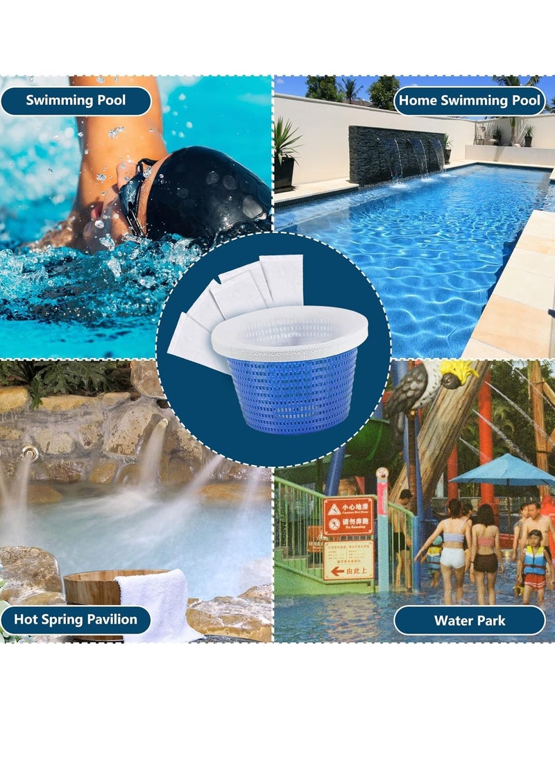 Generic Pack of 20 Pool Skimmer Socks, Filter Skimmer Pool, Skimmer Filter Net, Filter Socks, Pool Skimmer Socks, Reusable Skimmer Basket Net for Surface Skimmer Removes Leaves, Swimming Pool Skimmer Socks  - Image 4