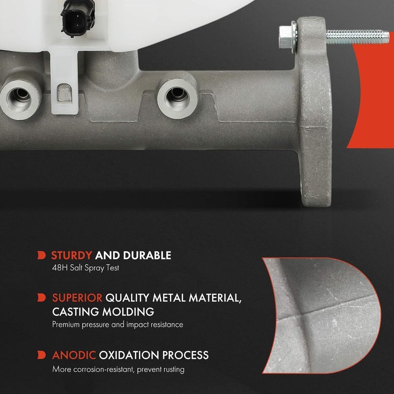 A-Premium Brake Master Cylinder with Reservoir and Sensor - Image 2