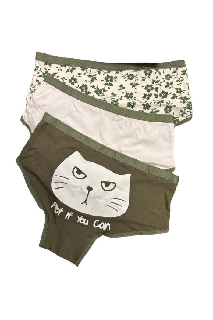 YOUNG WEAR Brief Panty – 3pieces | 1027 | Soft Cotton, High-Waist, Breathable & Comfortable | Ideal for Everyday Wear | Available in Sizes M to 3XL - Image 2