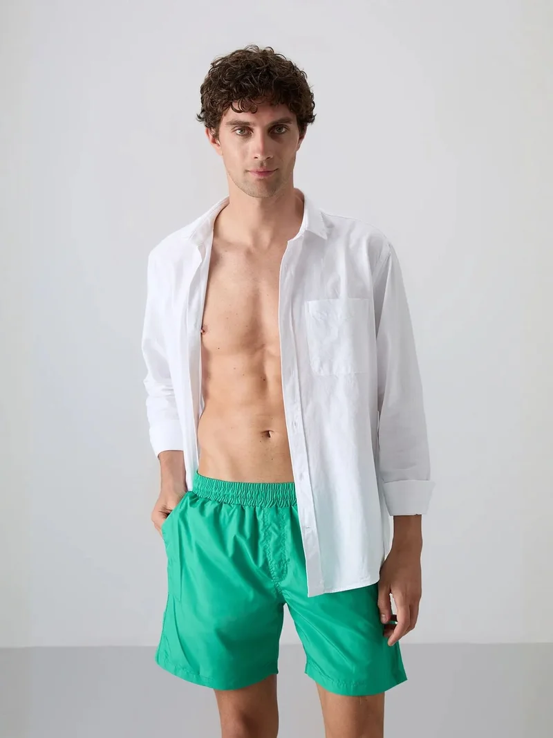 Tommylife Emerald Green TOMMY Men's Pull-On One-Piece Shorts Set for Men | Best Price UAE