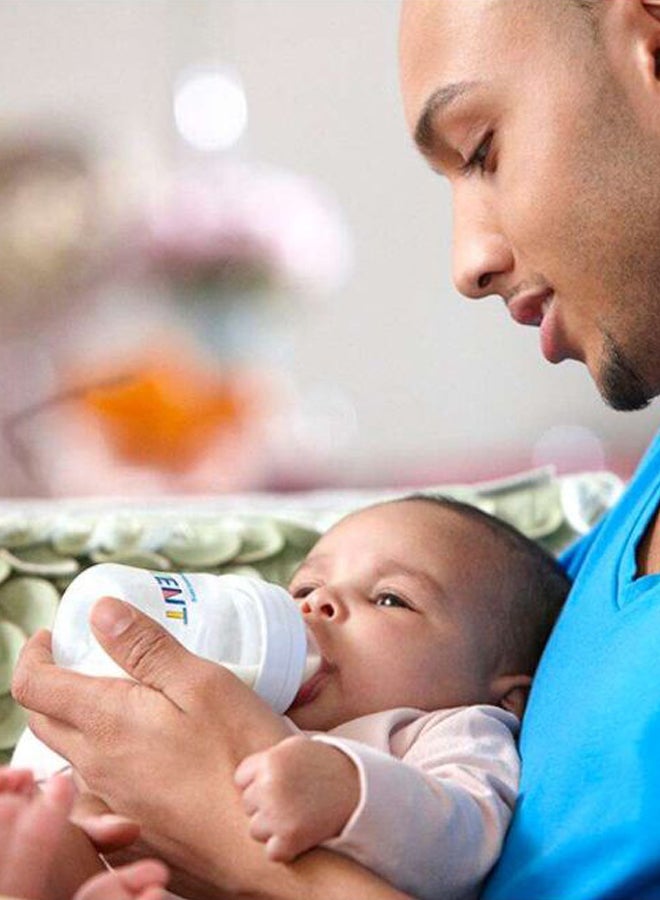 Philips Avent Set of 2 Classic Plus Feeding Bottle, Clear, 125 ml - Image 3