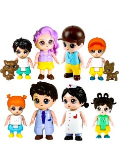 Dollhouse People Figures Playset Adorable Dollhouse Family Members With Pets Doctor And Nurse. Little People Figures Doll House Accessories Toys - pzsku/Z49270E6CEE661870BB8AZ/45/_/1720004624/dae1d0b0-f9a4-428a-b2ae-5f1d07474b31