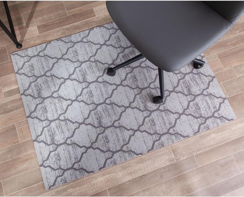 Realspace Realspace Designer Chair Mat 36W x 48D Gray  - Image 3