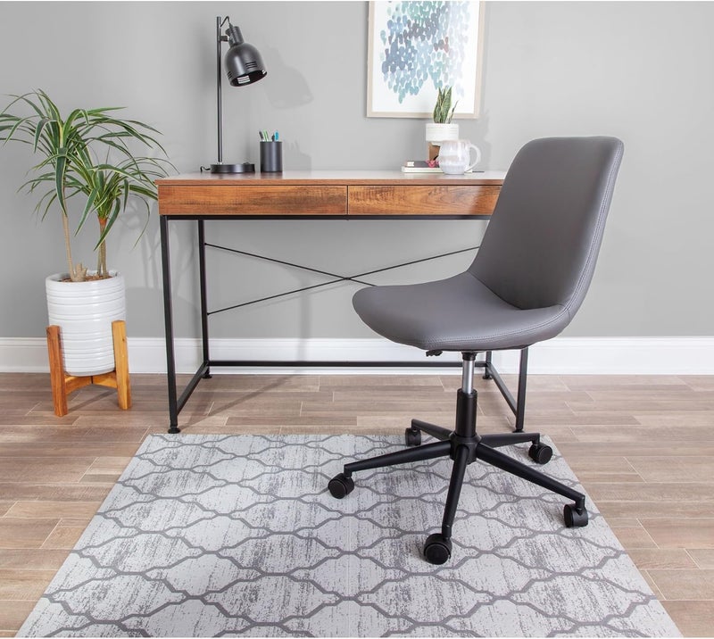 Realspace Realspace Designer Chair Mat 36W x 48D Gray  - Image 4